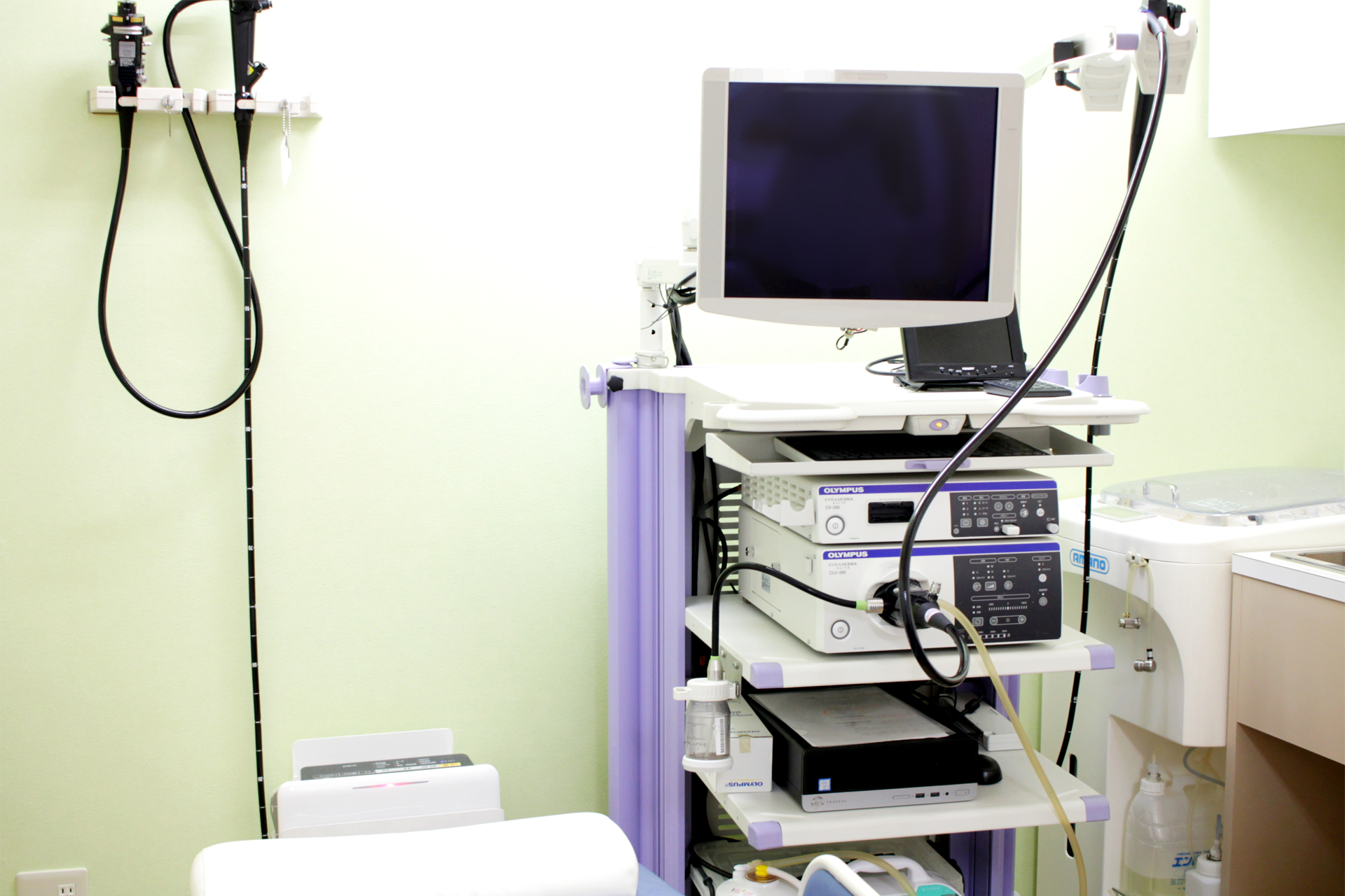 NBI機能搭載の内視鏡